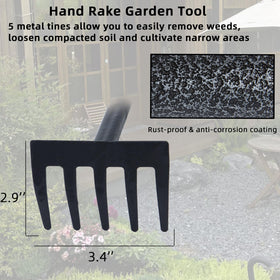 Detachable handle allows easy storage after finishing tasks.