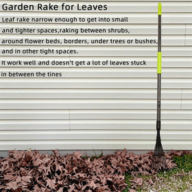 KLDOLLAR garden rake detachable handle for easy storage after chores