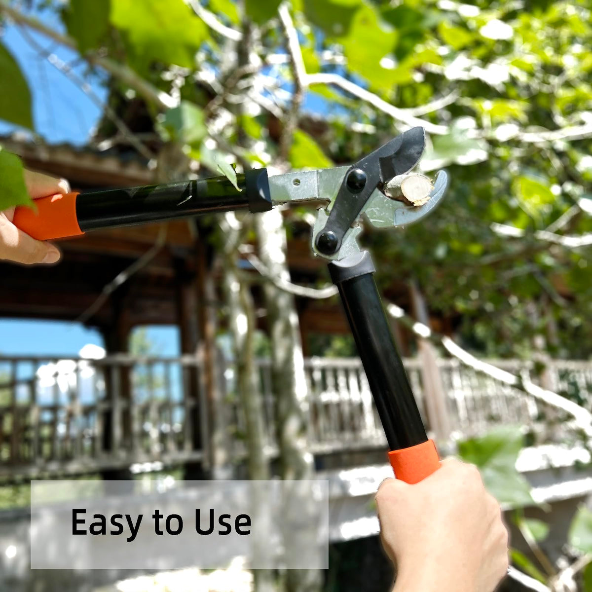 KLDOLLAR loppers highlight 15-inch design for versatile backyard pruning.