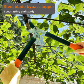 KLDOLLAR loppers offer ergonomic non-slip grip for comfortable extended pruning.