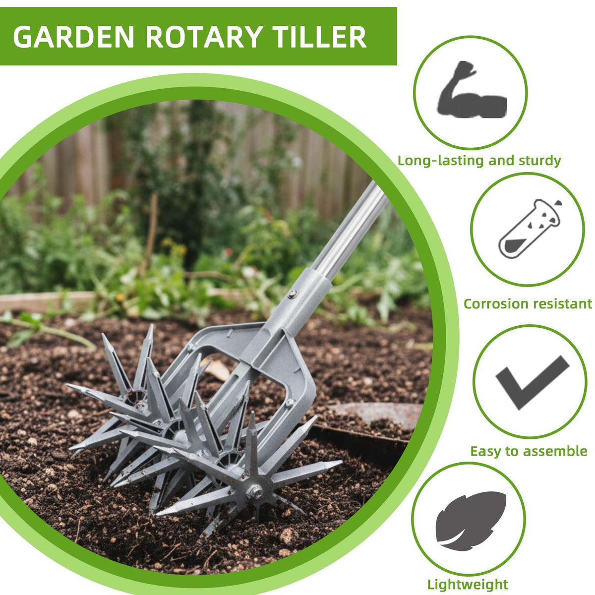 KLDOLLAR Aluminum alloy tines stay durable through heavy use
