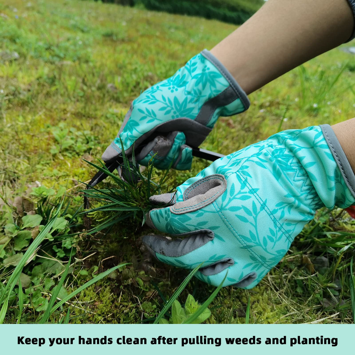 KLDOLLAR touch-screen garden gloves for women let you use devices.