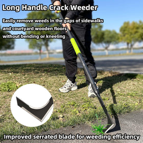 KLDOLLAR upgraded serrated blade delivers precise weed removal.