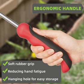 KLDOLLAR tool with hanging hole for convenient garden storage.