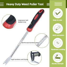 KLDOLLAR weed remover works in lawns and gardens for versatile use.