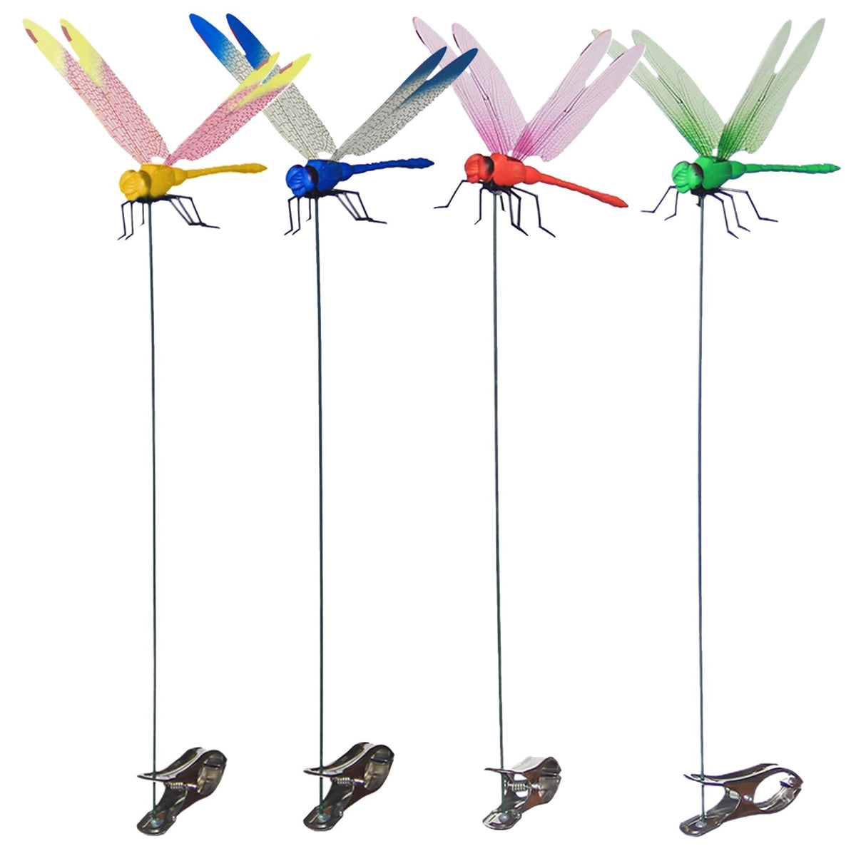 Kleeblatt dragonfly stake garden use adding color and charm.
