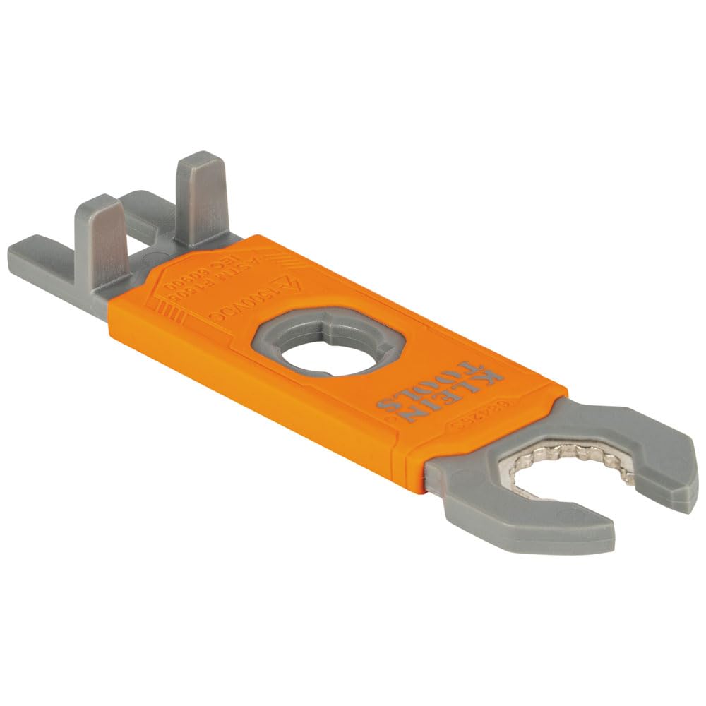 Pair of wrenches from Klein Tools 68426S ready for MC4 connector tasks.