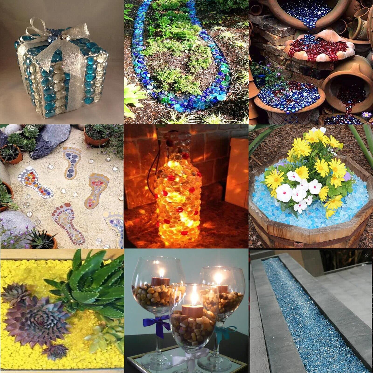 Kleuete Pacific Blue fire glass beads offer easy cleaning and maintenance.