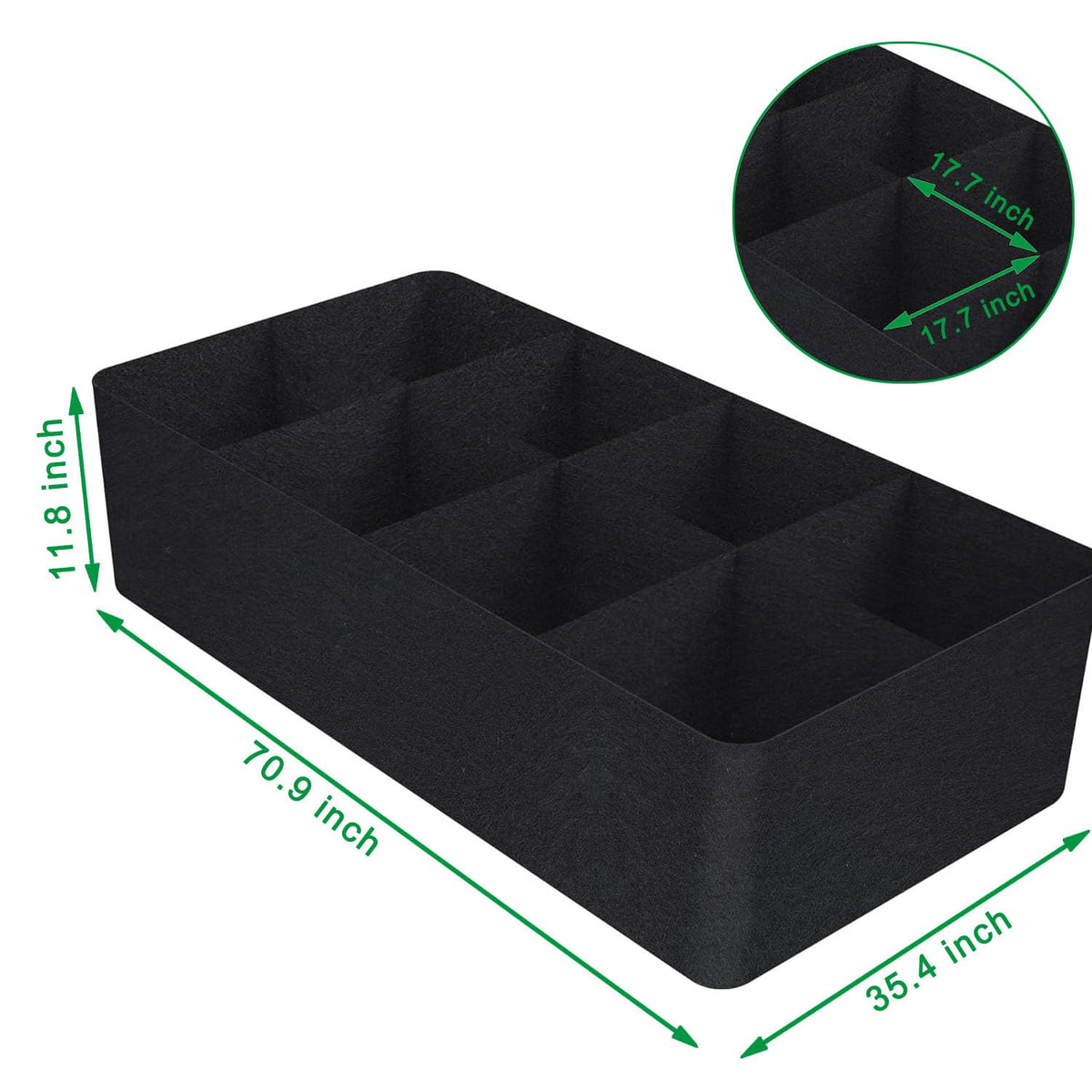 KLEWEE easy to use bed ready to unfold, fill soil, and plant.