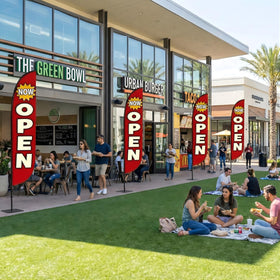 KLEXORE & CO portable banner setup lets you relocate signage quickly.