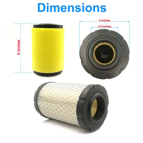 KlirAir pack-two air filters and foam pre-cleaners for convenient replacement