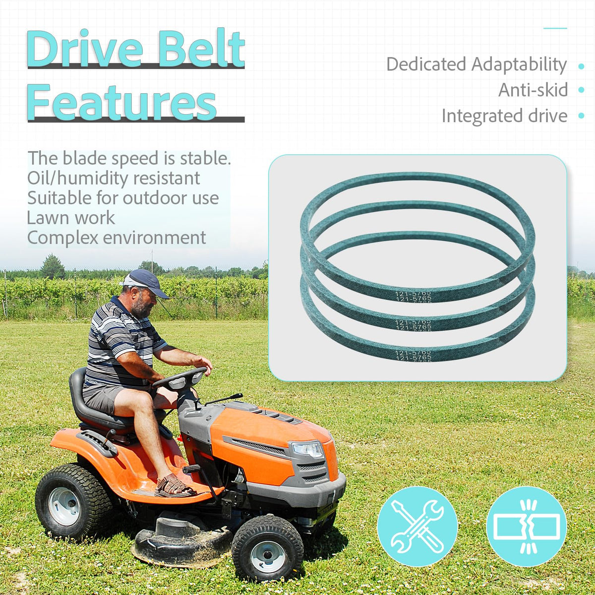 KLMHT SBR aramid cord drive belt for long wear