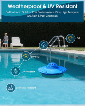 KLORVA pool alarm tip: test sensitivity before use for optimal alerts.
