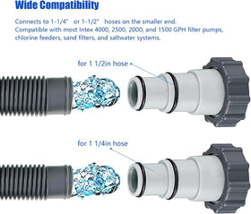 klpdst chlorine generator hose adapter supports threaded connections and simple upgrades.