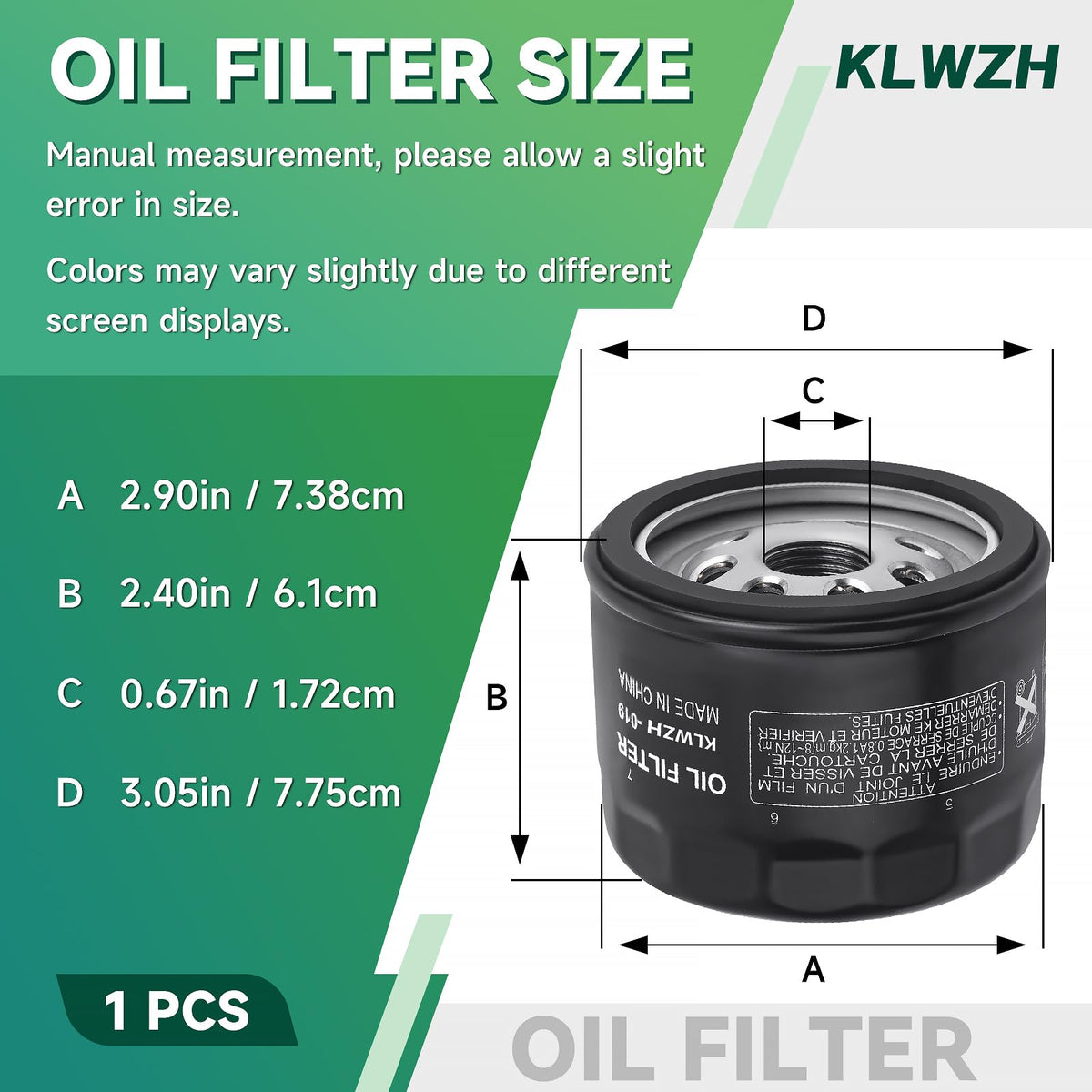 KLWZH oil filter assembly side reveals rugged construction for reliable mounting