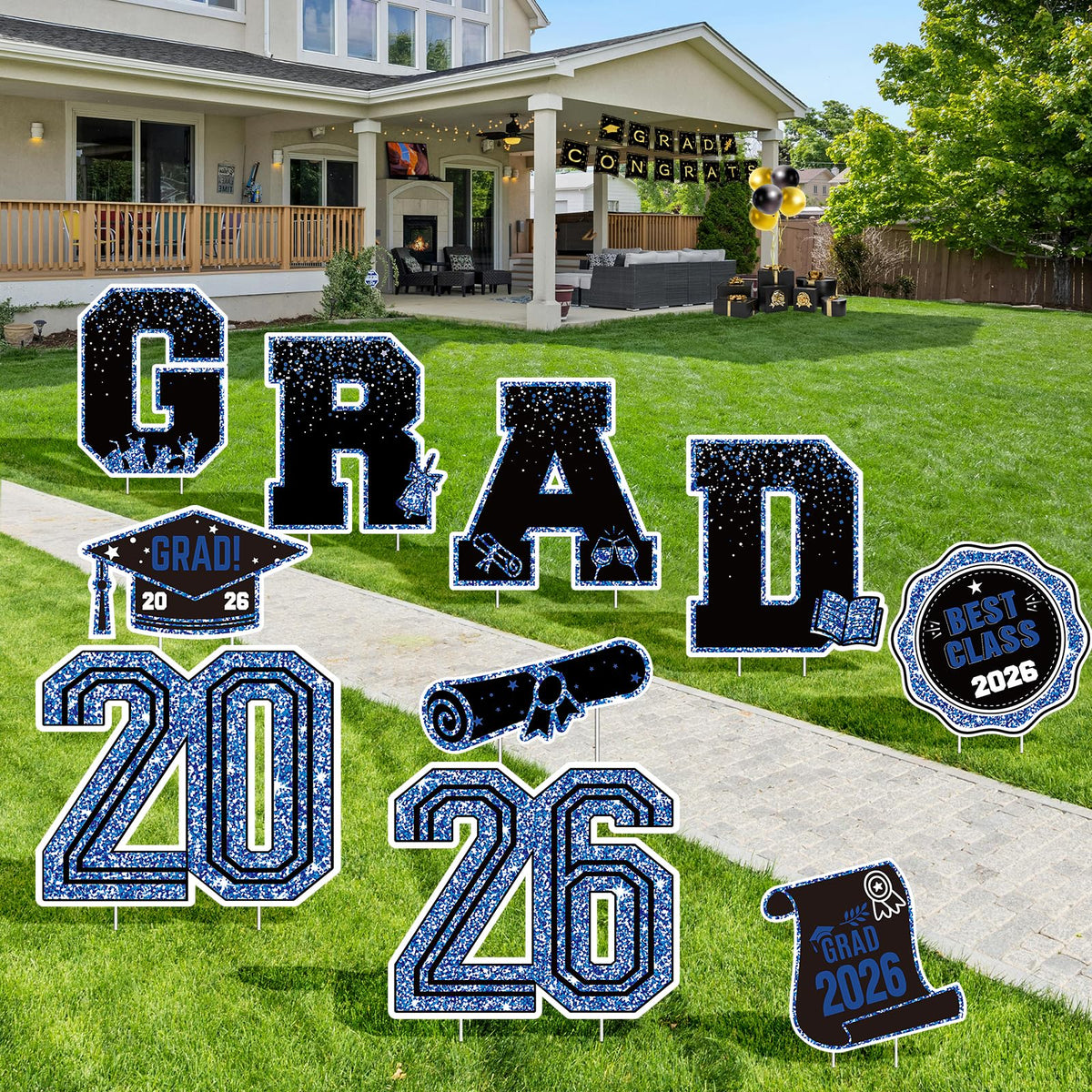 KLYRO 2026 yard sign congrats-grad design brightens outdoor space