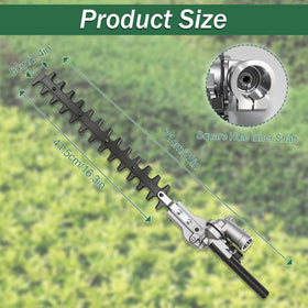KMHGD dual-blade head design for stable trimming