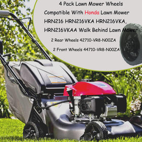 KMHGD lawn mower wheels 8in diameter support consistent height and mowing rhythm.