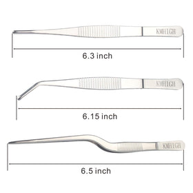 KMHIGH gardening tweezers demonstrate precise grip for delicate plants