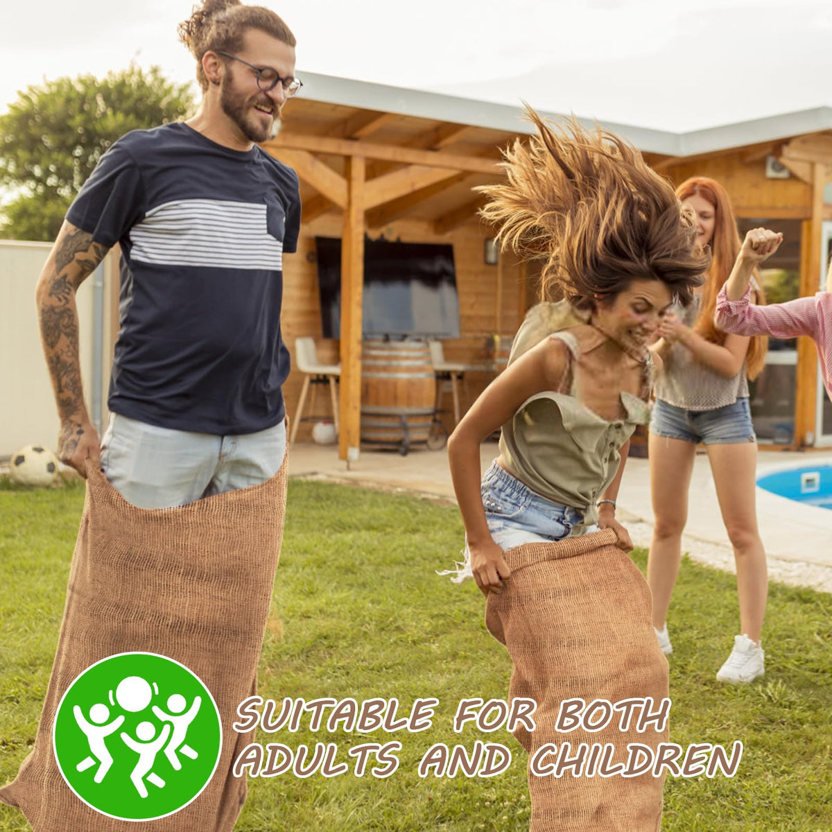 Kmise burlap storage bags for harvest show breathable, reusable design