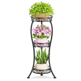 KMOTASUO 3 tier plant stand shows quick assembly for easy decor setup