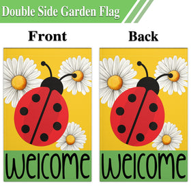 KNAPAL seasonal spring and summer decor with daisy accents and ladybugs.
