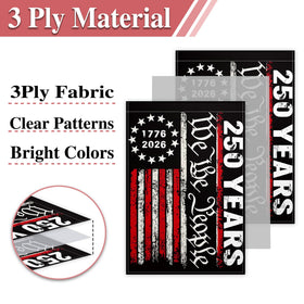 KNAPAL wall or dorm decor flag adds timeless patriotism to walls