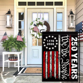 KNAPAL we the people 1776 front-side flag, double-sided vivid colors for outdoor or dorm display