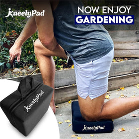 KneelyPad machine-washable cover simplifies post-use cleaning.