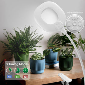 KNHUOS grow light with remote control and timer for easy scheduling