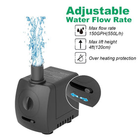 Knifel 150GPH side profile highlights compact, versatile design.
