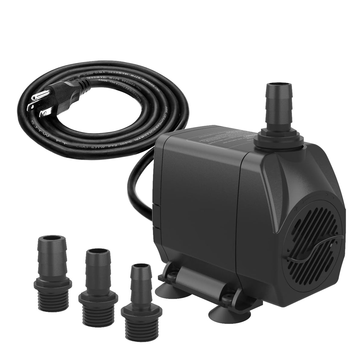 Knifel submersible water pump shows quiet operation for calm aquarium environments.