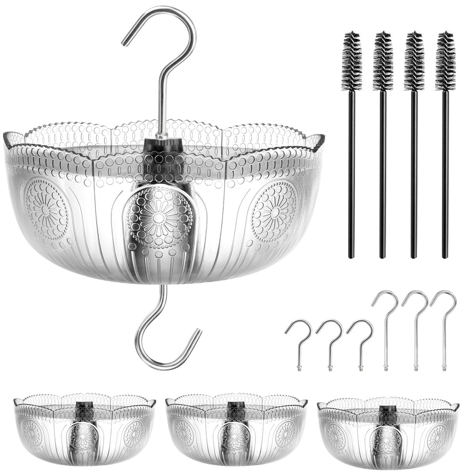 Knowone ant moat for hummingbird feeders showing 6 oz capacity for longer feeding
