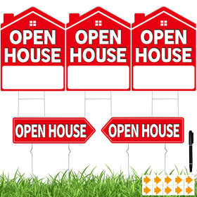 Koalaat open house sign 17x13 front view with high visibility for curb appeal.