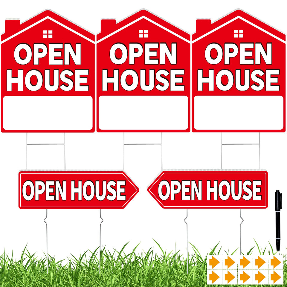Koalaat open house sign 17x13 front view with high visibility for curb appeal.