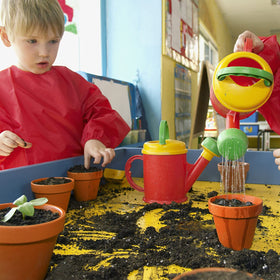 KOAMLY paintable pots perfect for personalized labeling of herbs.