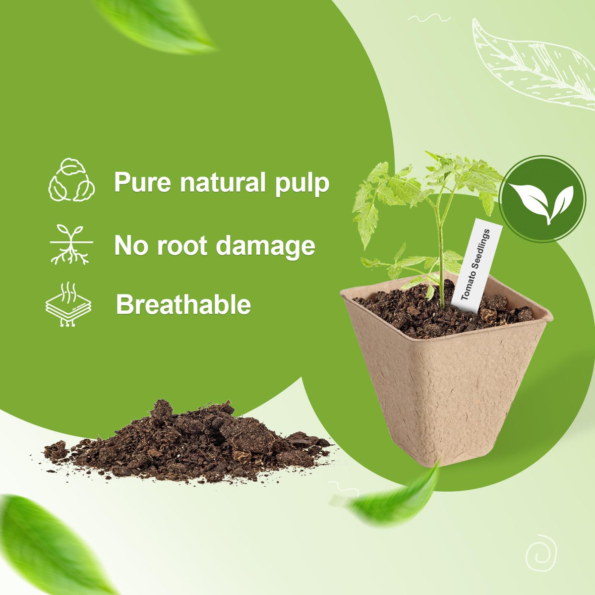 KOAMLY drainage holes on pots improve airflow and watering control