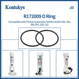 Koatukys replacement o-ring, chlorine and UV resistant for long-lasting pool equipment seals.