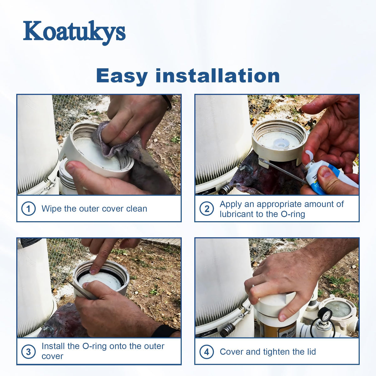Koatukys o-ring compatible with Rainbow Model 300/320, helps maintain water pressure and prevent leaks.