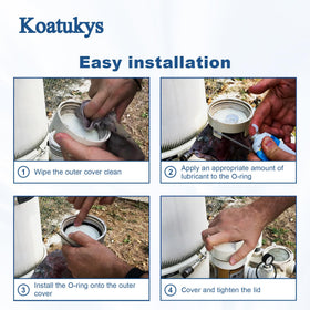 Koatukys o-ring compatible with Rainbow Model 300/320, helps maintain water pressure and prevent leaks.