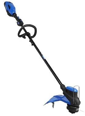 Kobalts 40V Max 15-in straight cordless trimmer ready for yard edging tasks.