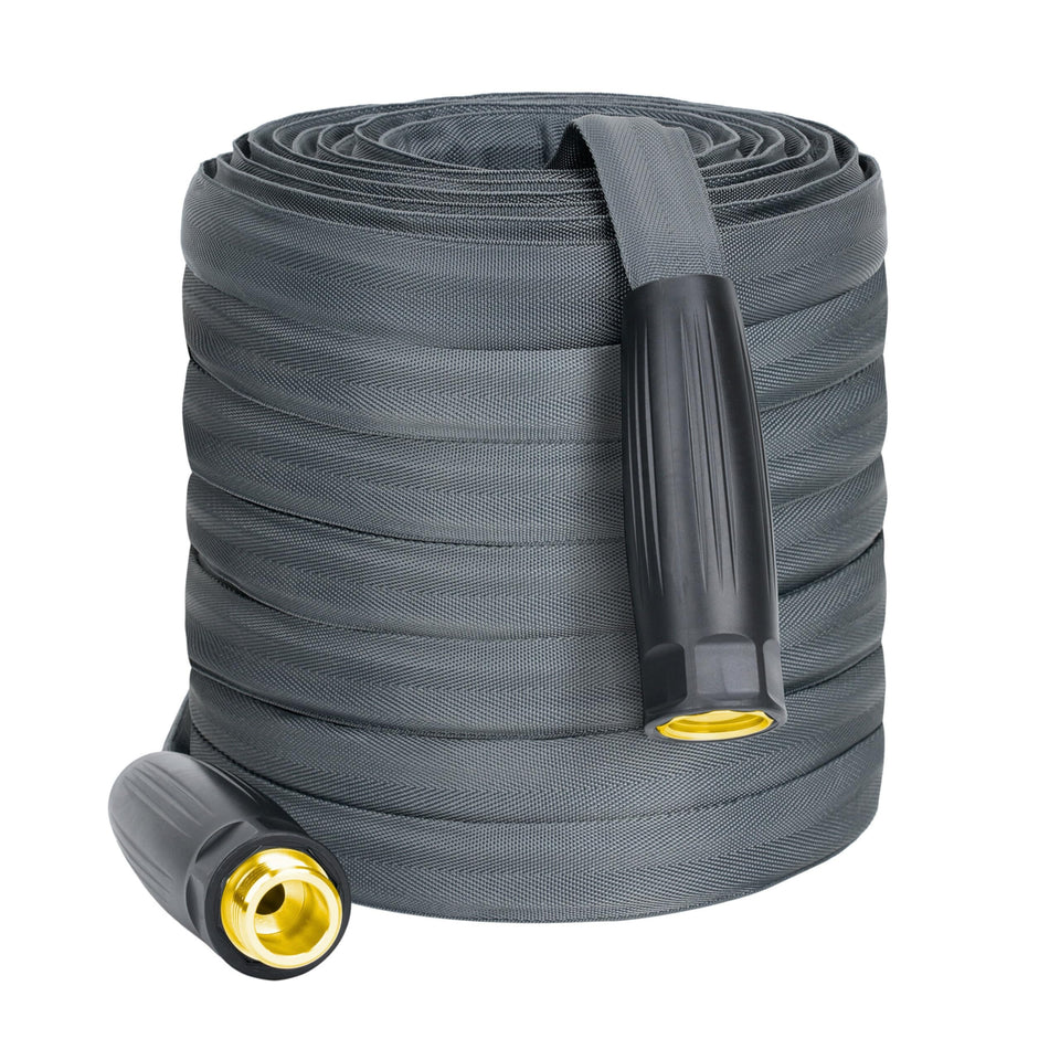 KOBAZ flexible garden hose 50ft—easy to maneuver around planters.
