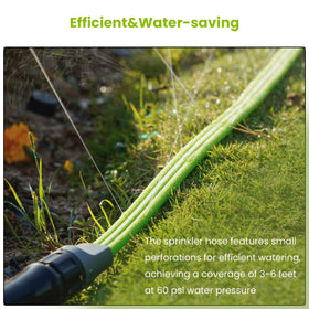 KOBAZ hose uses kink-resistant PVC for flexible garden routing