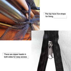 Kocuos five-straps system keeps the netting securely fixed to the frame.