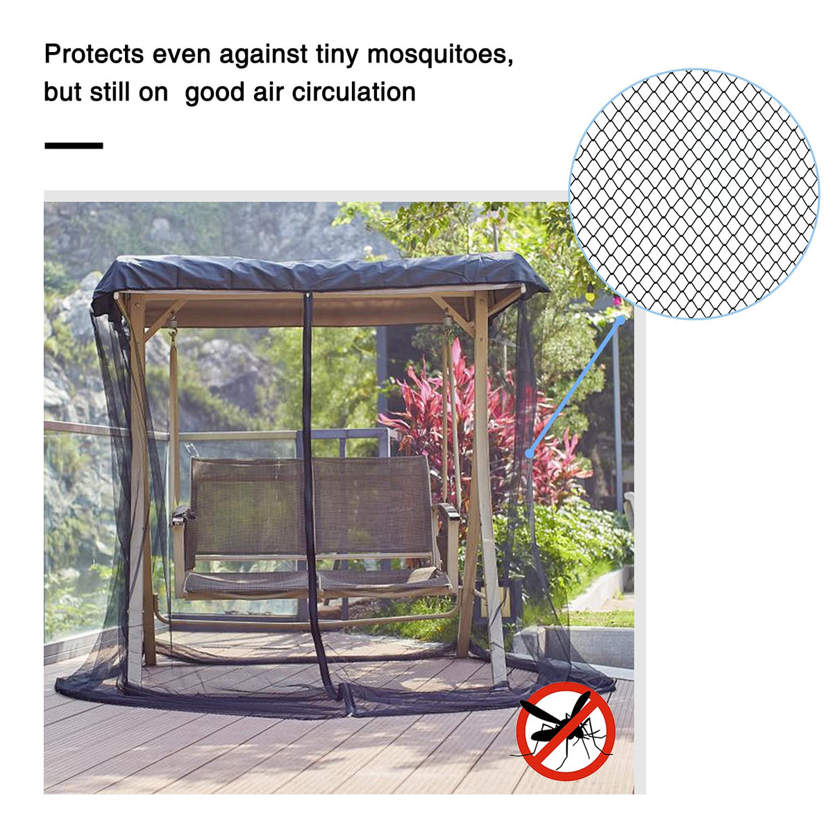 Kocuos ultra-lightweight foldable netting for easy packing and quick setup.