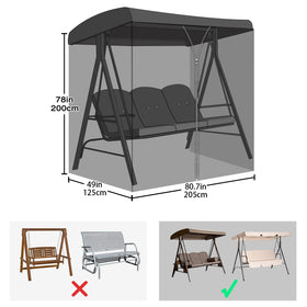 Kocuos waterproof top shields against light rain during outdoor camping or porch lounging.