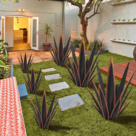 KODIBO black tequila rustic garden ornament, weather-resistant and lasting.