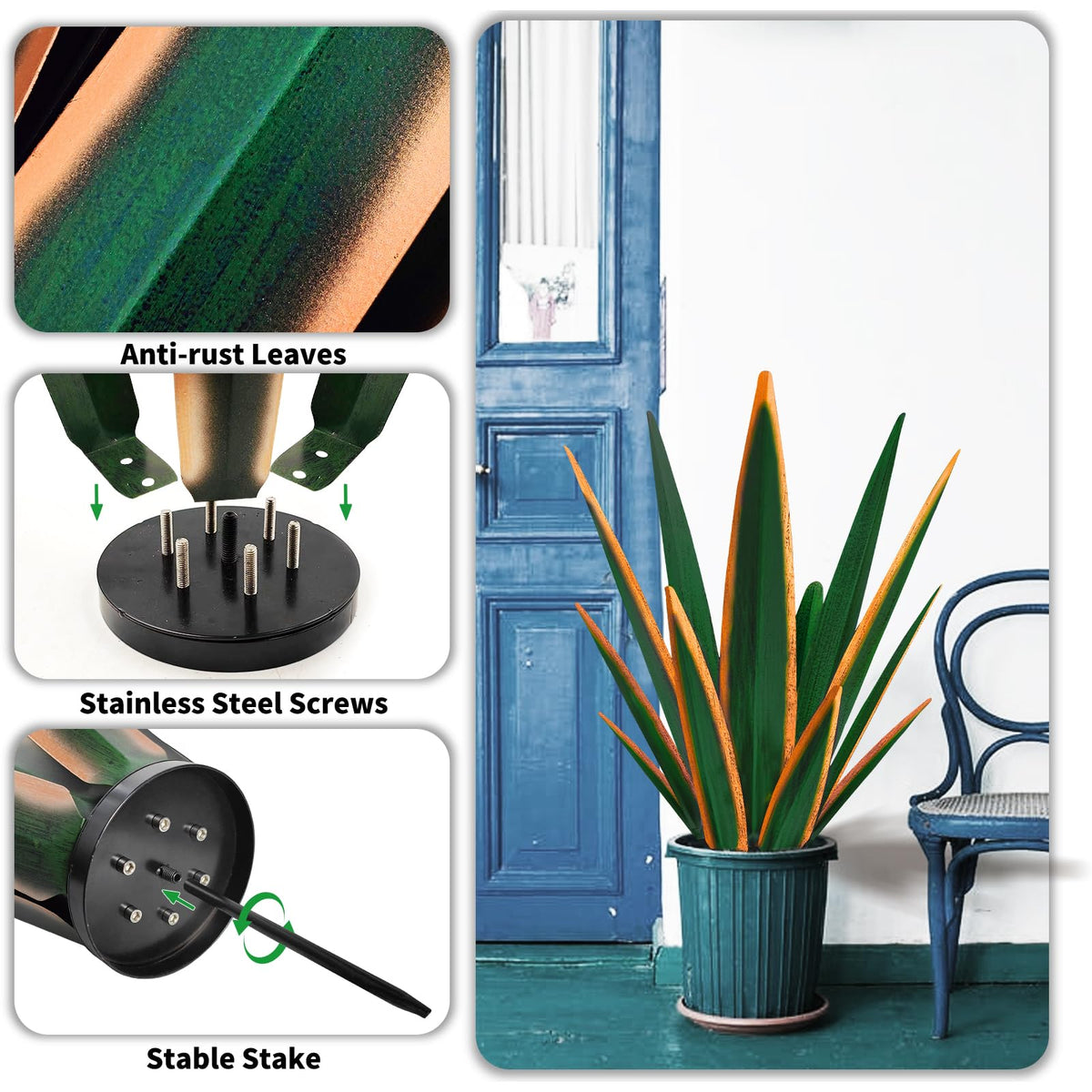 KODIBO simple ground placement for quick, tool-free garden setup