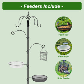 Kodope height adjustable stand shows flexible placement in garden.