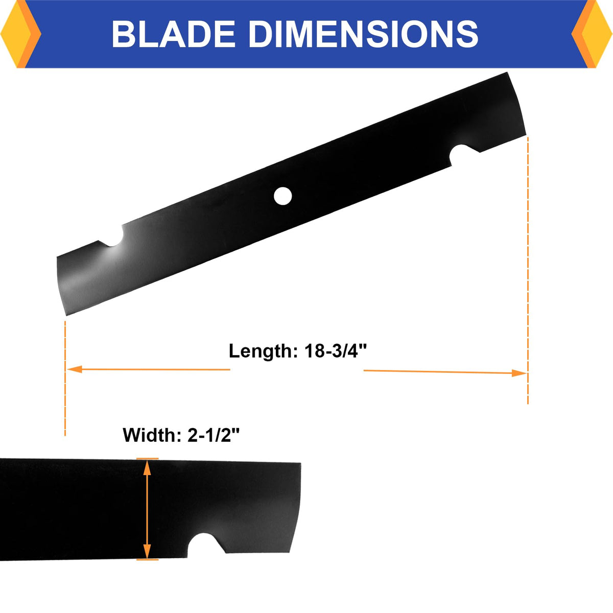 KOFINAM blades in use on mower deck provide steady cuts.